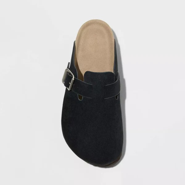 PalmBelle - Suede Leather Tulum Clogs™