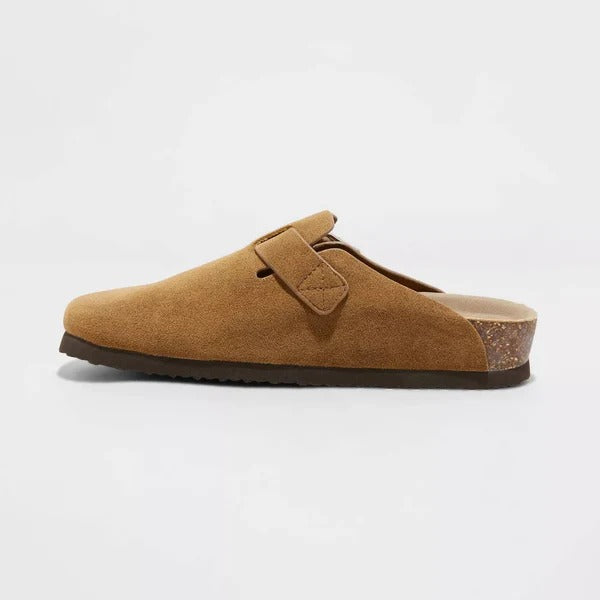 PalmBelle - Suede Leather Tulum Clogs™