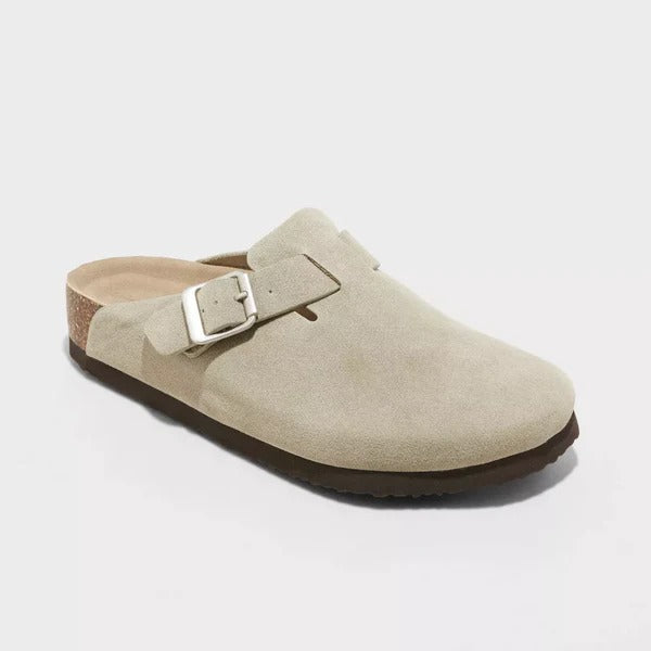 PalmBelle - Suede Leather Tulum Clogs™